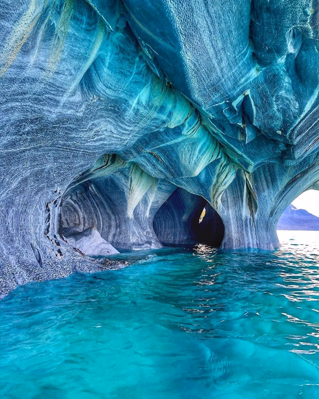 Capillas de Mármol, Chile