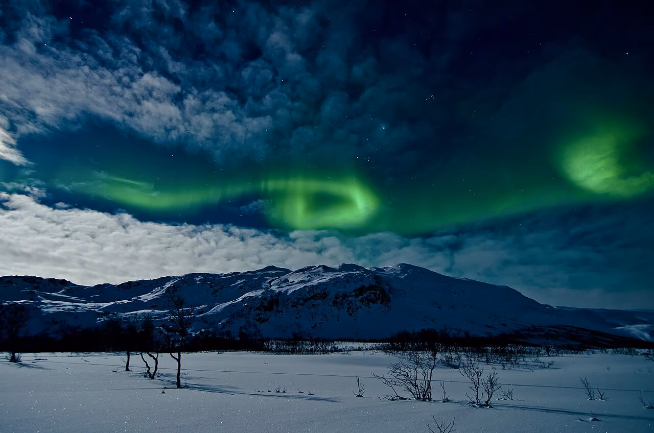 Aurora en Tromsø, Noruega