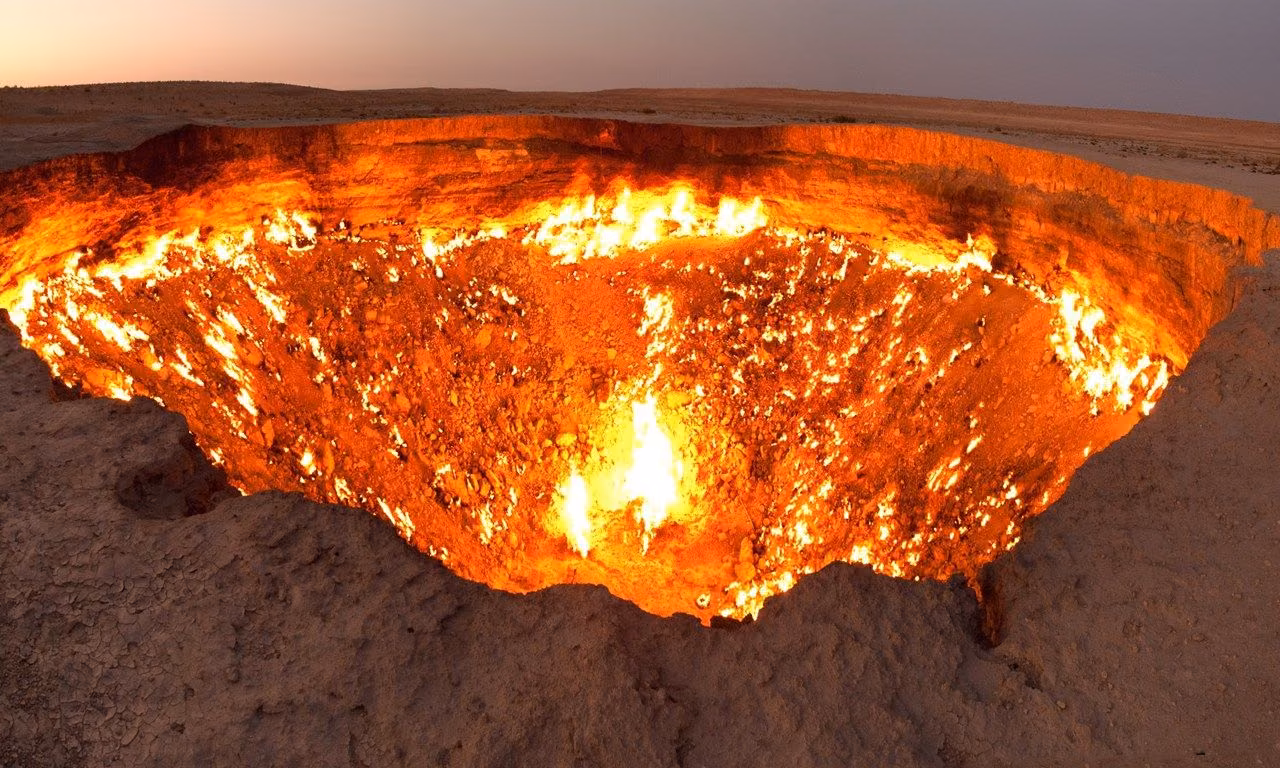 Cráter de Darvaza, Turkmenistán