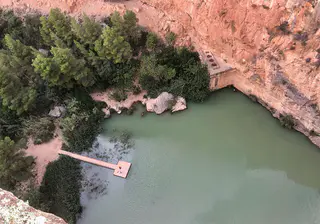 Detalle de Charco Azul de Chulilla, Chulilla