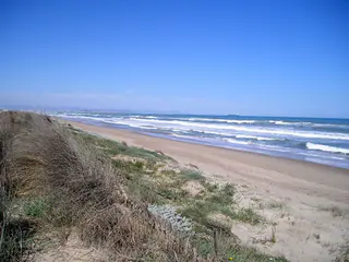 Vista de Devesa y playa de El Saler, Valencia