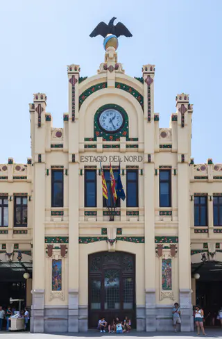 Vista de Estación del Norte, Valencia
