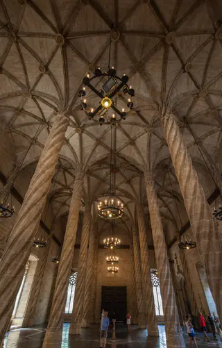 Vista de Llotja de la Seda, Valencia