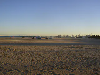 Detalle de Playa de la Malvarrosa, Valencia