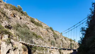 Vista de Ruta de los Puentes Colgantes de Chulilla, Chulilla