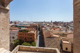 Detalle de Torres de Quart, Valencia