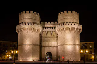 Detalle de Torres de Serranos, Valencia