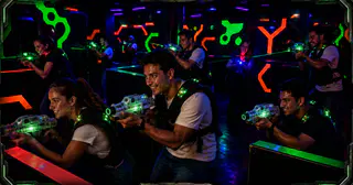 Laser tag en AlfaZone, Valencia