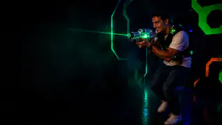Laser tag en AlfaZone, Valencia